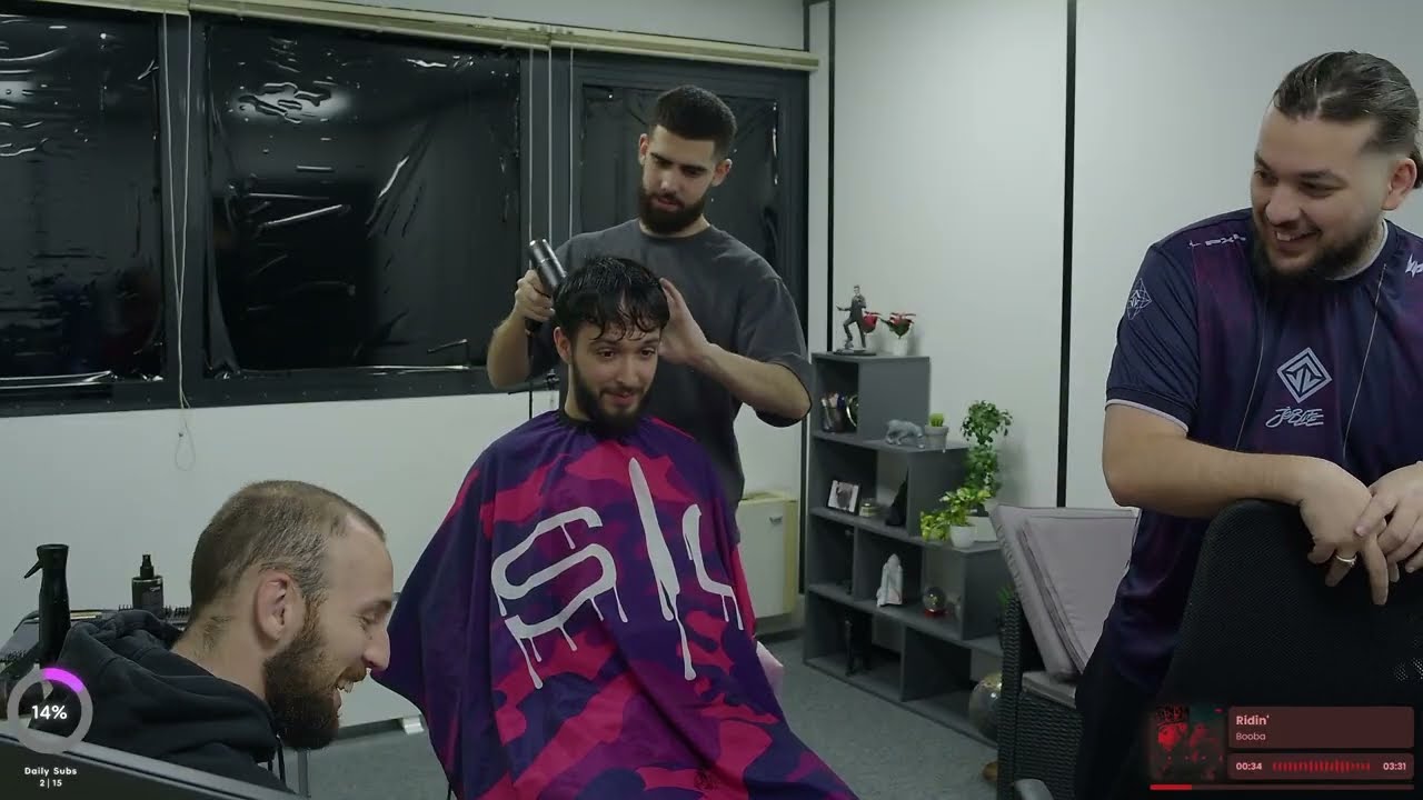 Ce coiffeur me réanime ! On discute ensemble ! w/ Cs.barber5