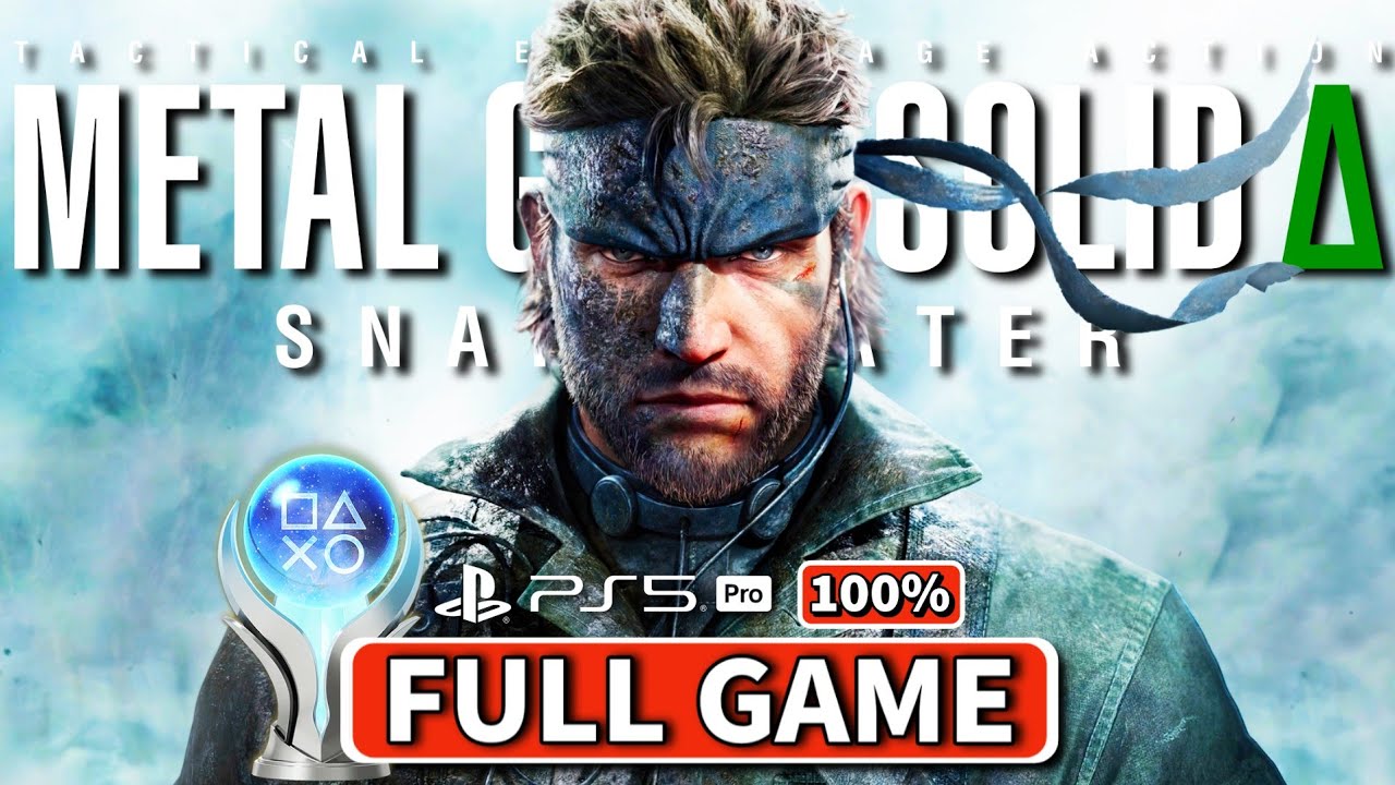 Metal Gear Solid Delta: Snake Eater Platinum Walkthrough (100% Trophies / Achievements) + Extras