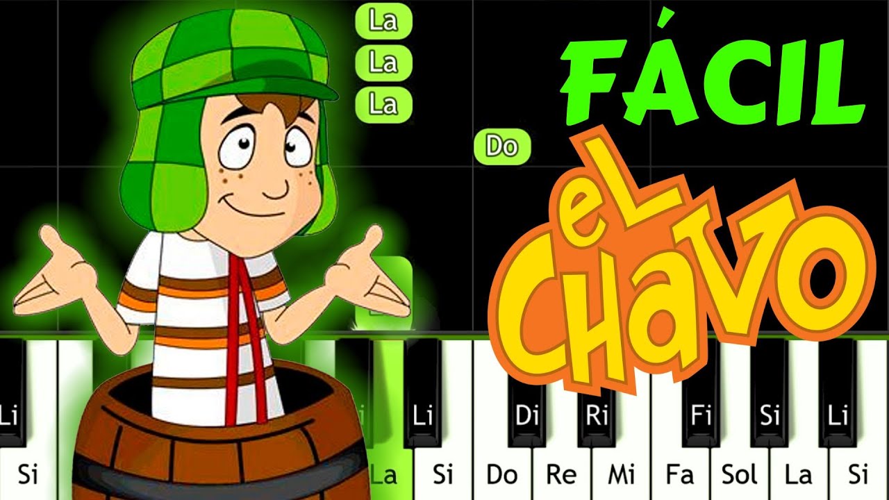 EL CHAVO DEL 8 - MARCHA TURCA BEETHOVEN - TUTORIAL PIANO FACIL - EASY PIANO TUTORIAL
