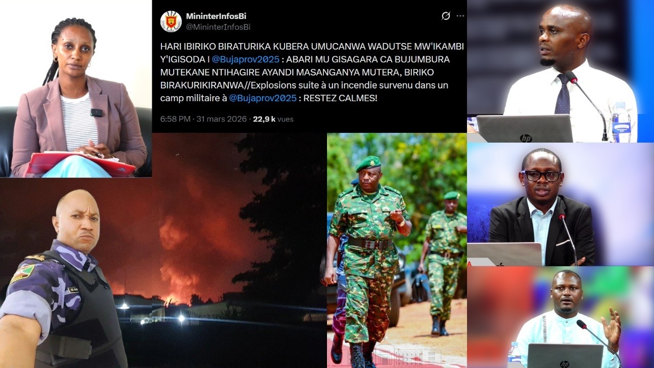 🛑UPDATE: MINISITERI Y'UMUTEKANO I BURUNDI IVUZE KU BYATURIKIYE MU KIGO CYA GISIRIKARE. #KUKARUBANDA