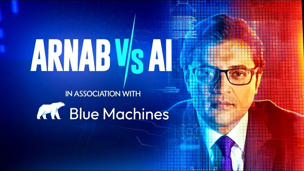ArnabVsAI: Arnab dares AI to go up against him! Pure gold hitting your screens soon | BlueMachines