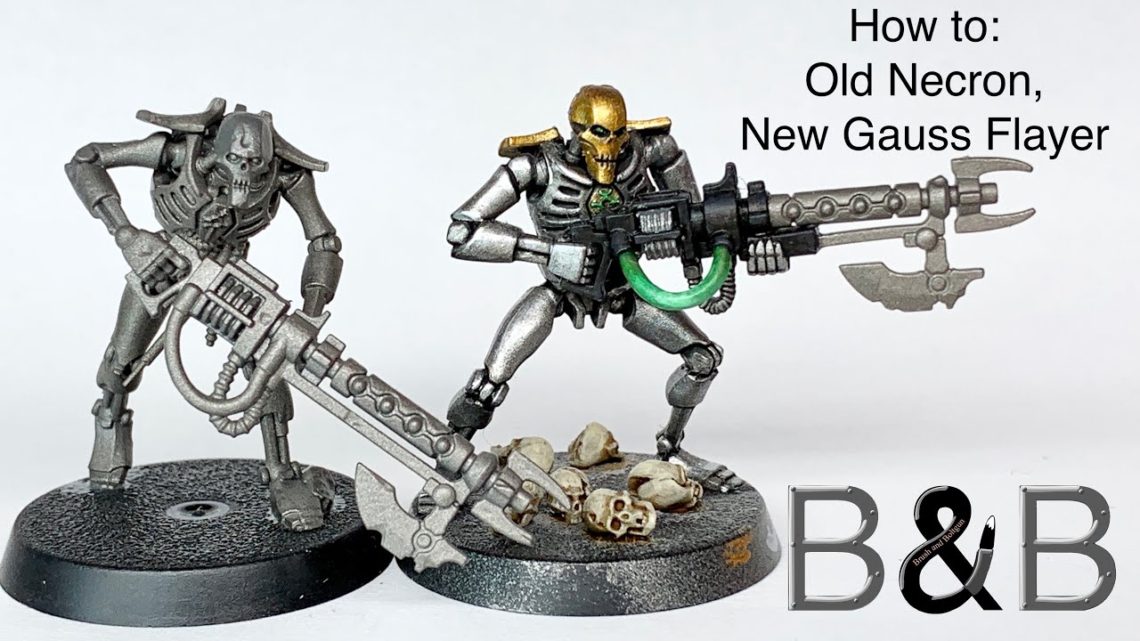 Old Necrons, New Barrels: Changing Gauss Flayer Barrels