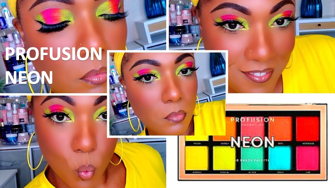 Bright Neon Eye Look - Profusion Neon Palette / GRWM