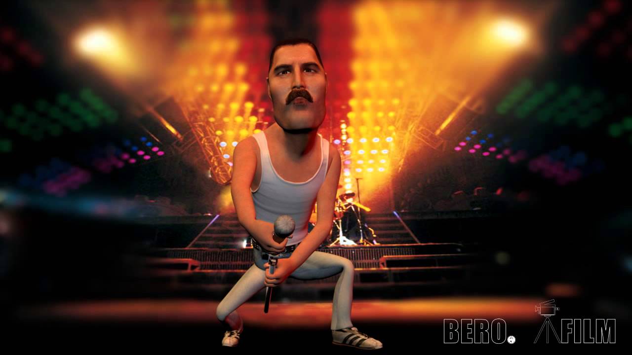 Freddie Mercury practices Bohemian Rhapsody on the piano