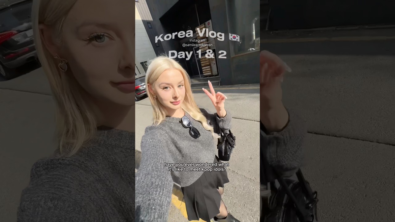 Korea Vlog + meeting kpop idols!🇰🇷 
