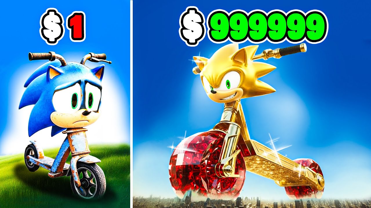 $1 to $1,000,000 SONIC Scooter in GTA 5