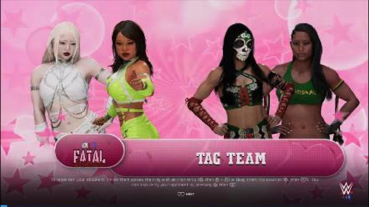 WWE 2K25 Tag Team - Pipers and Rose vs High Energy