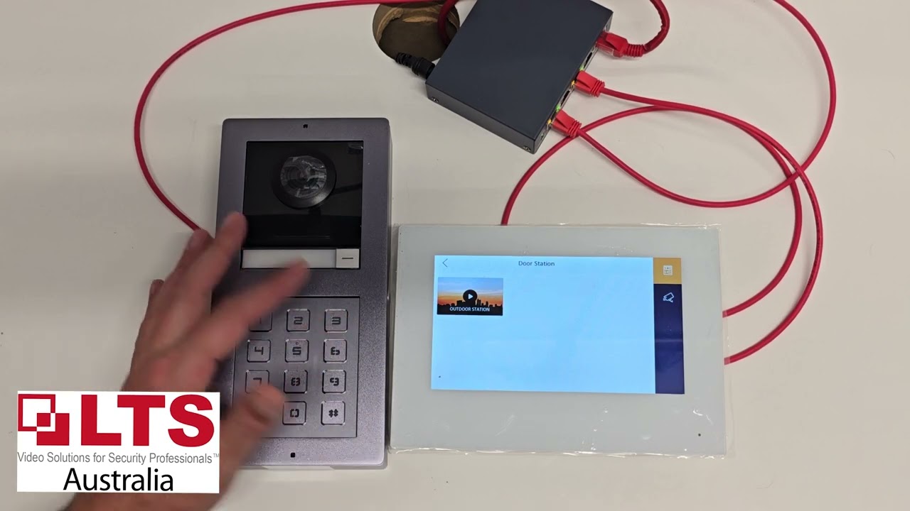 Setup LTS Intercom Dip switch guide with keypad sub module & Password programming