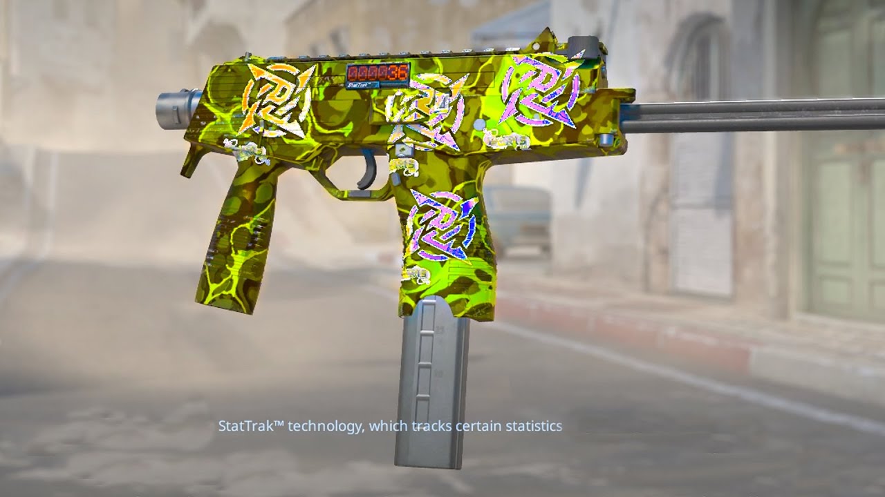 CS2 Updated NIP Paris Holo Sticker - MP9 Bioleak + 4x NIP Holo Sticker Craft