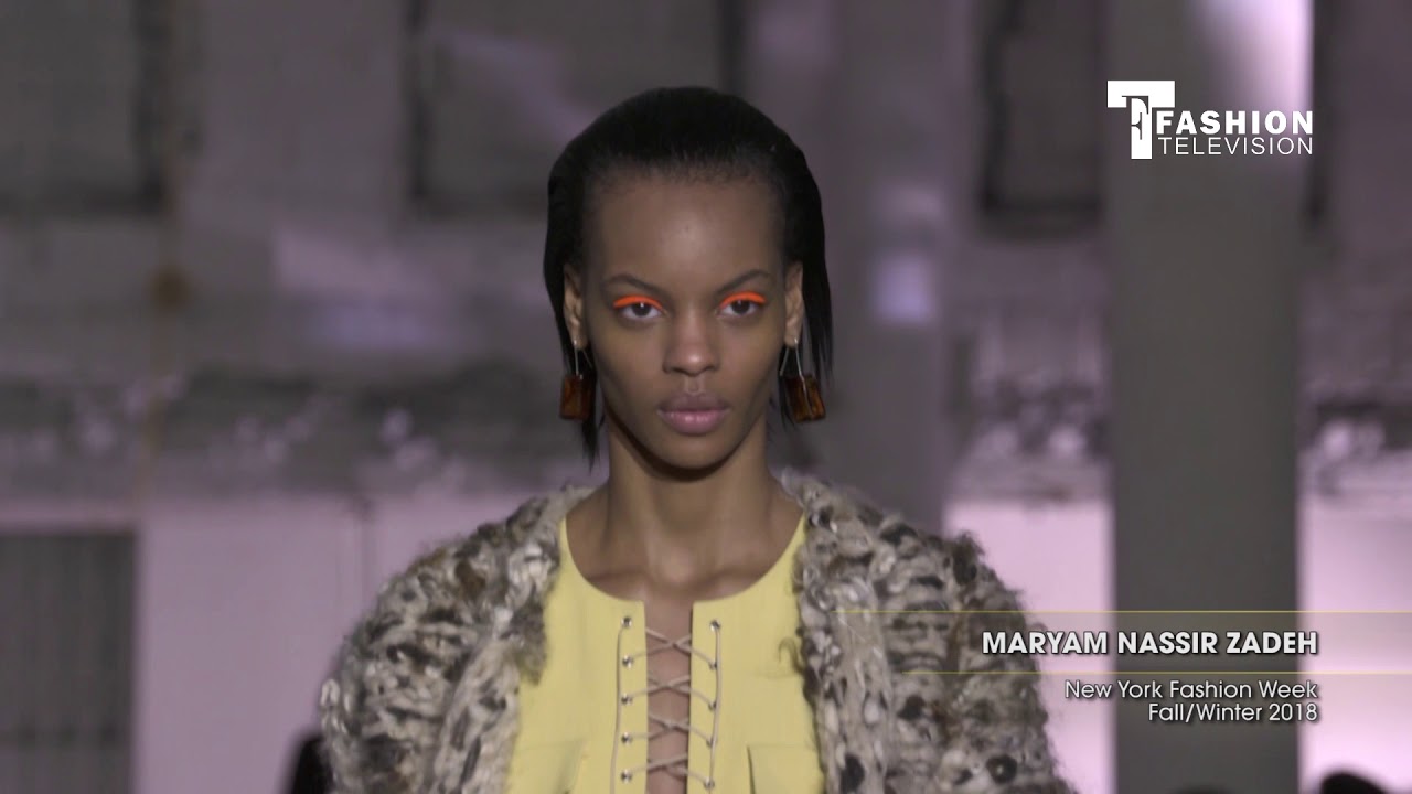 MARYAM NASSIR ZADEH New York Fashion Week Fall/Winter 2018