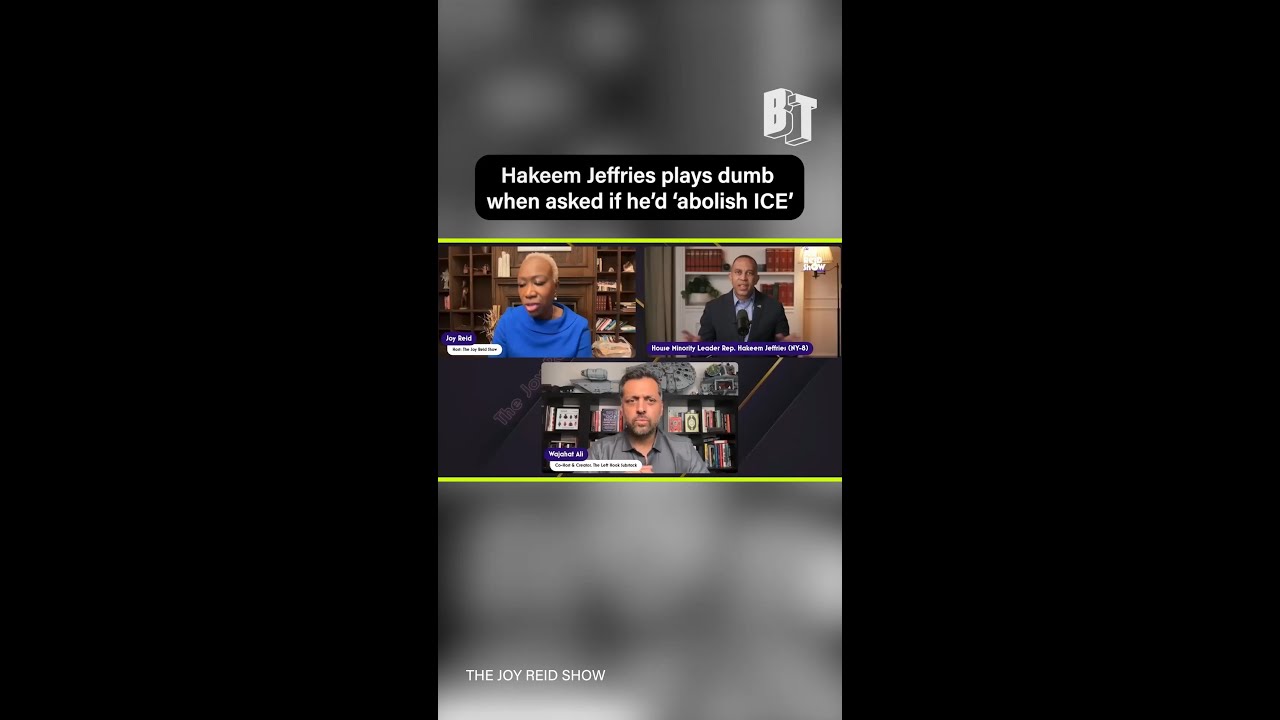 Hakeem Jeffries plays dumb when asked if he'd 'abolish ICE'