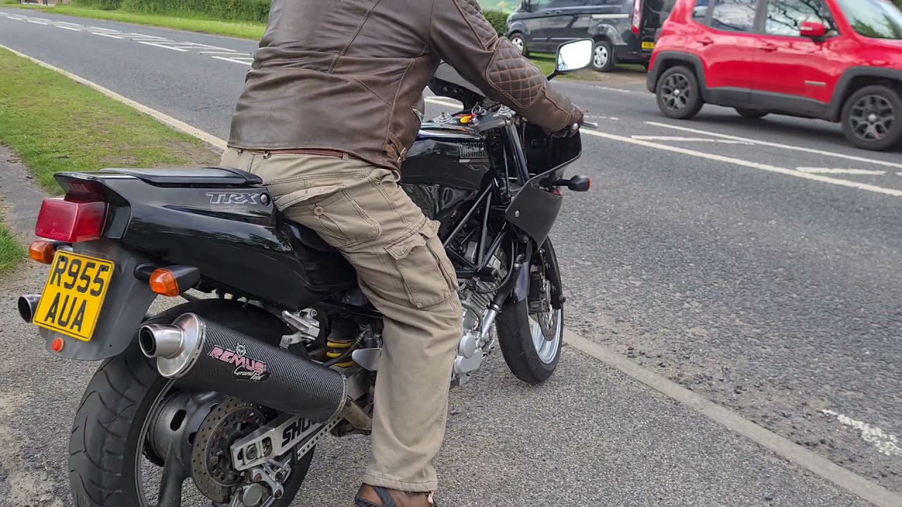 1997 YAMAHA TRX850 TEST RIDE.