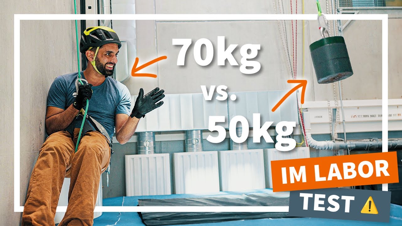 Weich und dynamisch sichern im EDELRID Labortest | EINFACH KLETTERN