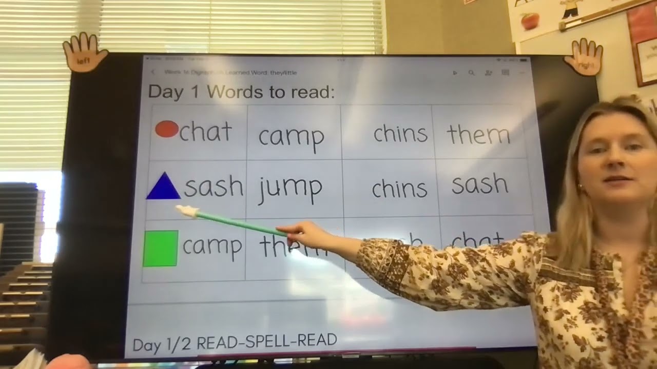 Week 16 Blending CVC Words (digraph ch)