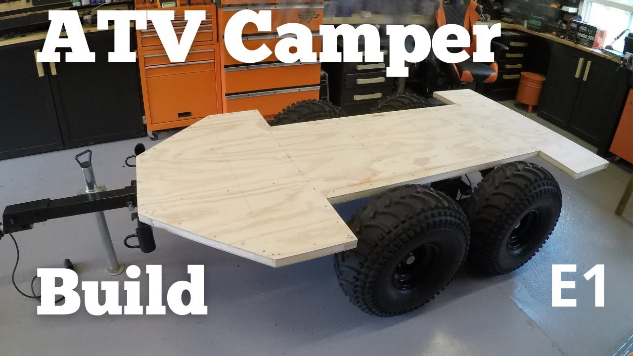New ATV camper build / Ny ATV camper-henger bygge.