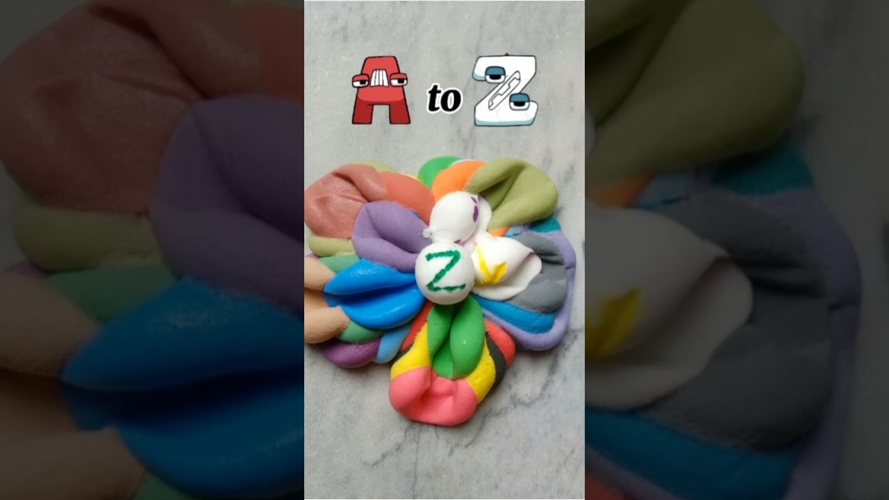 A to Z#colormixing #alphabetlore #atoz #shorts #art #satisfying #alphabet