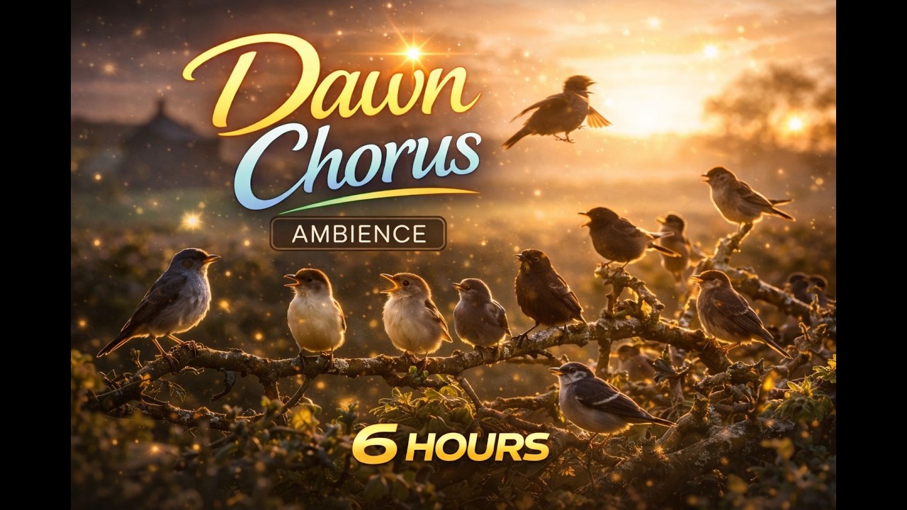 RELAXING ASMR | Dawn Chorus | Birds Singing | 6 hr