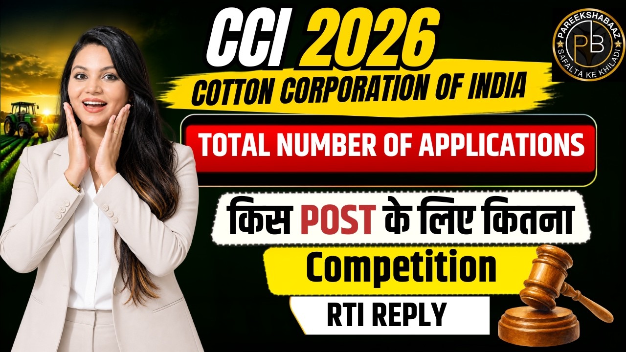 CCI 2026: Actual Competition Level Per Post Exposed | Fariha M'am