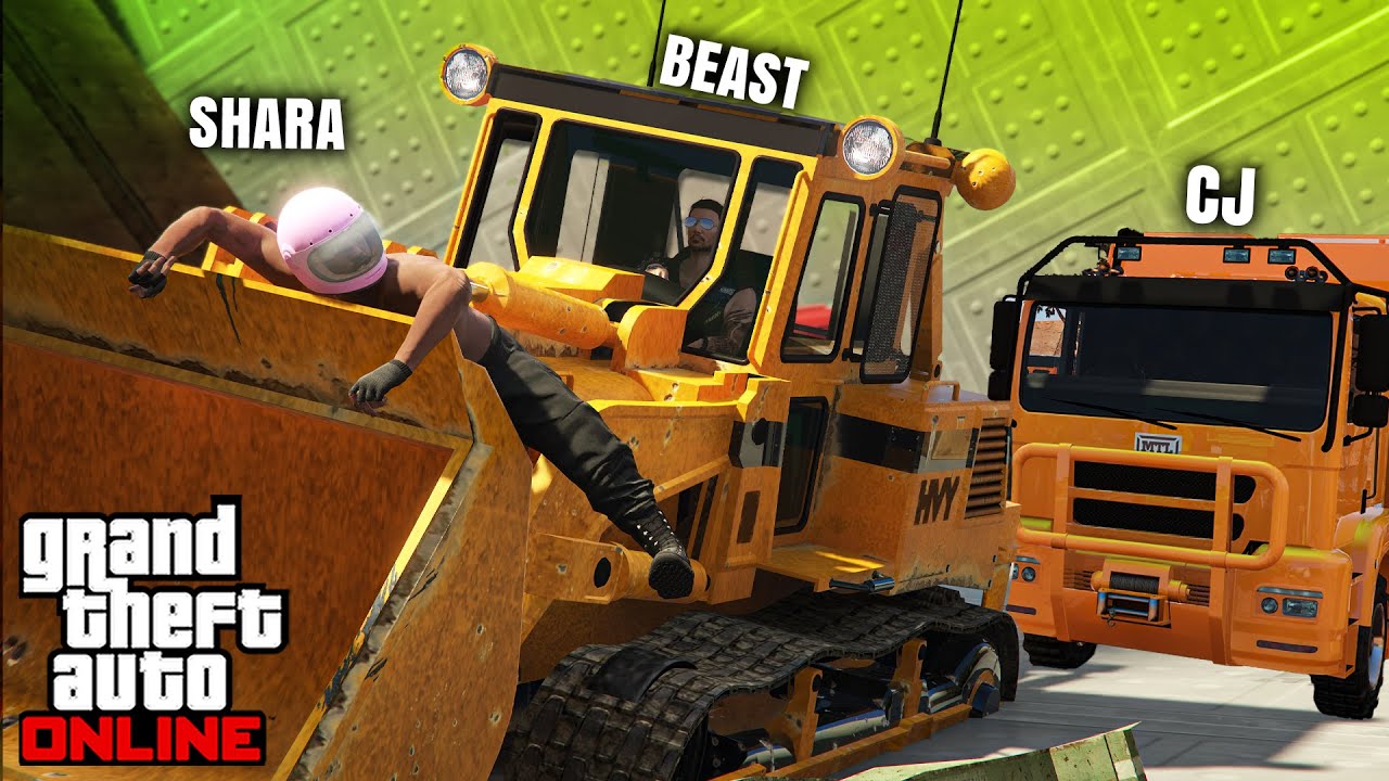 GTA 5 : CAN WE SURVIVE THE JCB RAIN DEATH MATCH🤣