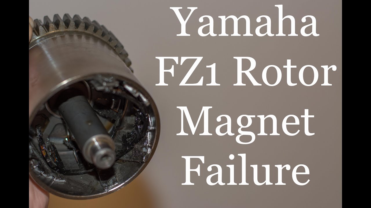 Yamaha FZ1 Generator Rotor Magnet Failure (Part 1)