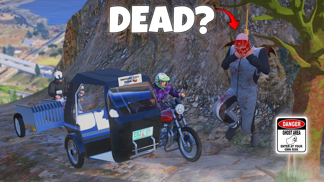 WE TRIED THE SCARIEST AND DANGEROUS OFF-ROAD ADVENTURE sa GTA 5 (MAY WHITE LADY!) | SnoopX