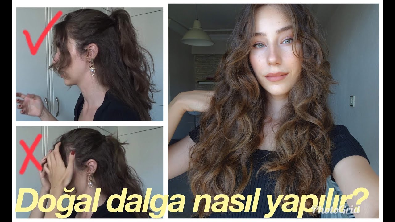 Isısız Doğal Dalgalı Saç Yapım Taktikleri | Kolay Saç Modelleri