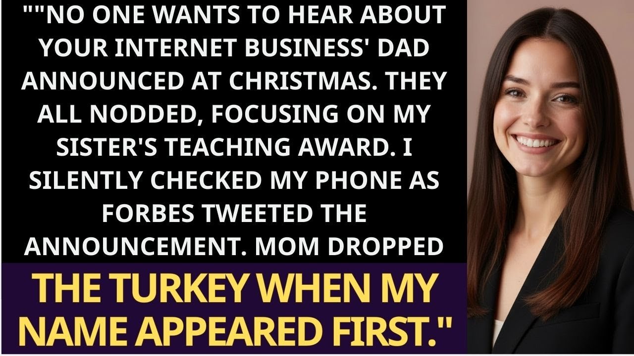 Family Banned Me From Career Talk - Until Forbes Released Their 30 Under 30 List
