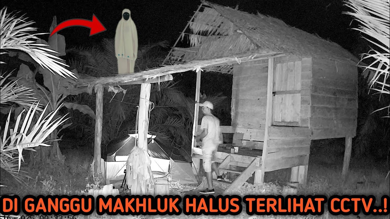 HOROR‼️HANTU GEDOR PINTU TENGAH MALAM TERTANGKAP CCTV 