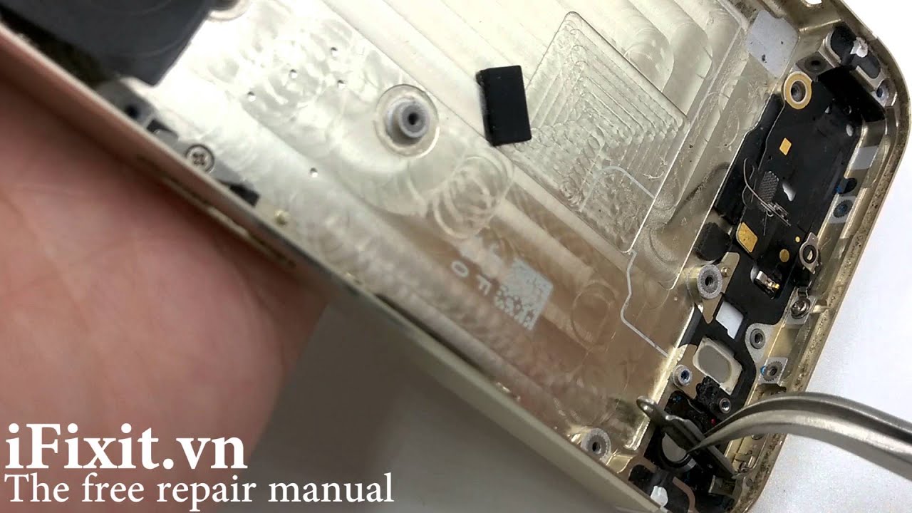 Hướng dẩn thay dây nút nguồn iphone 5s