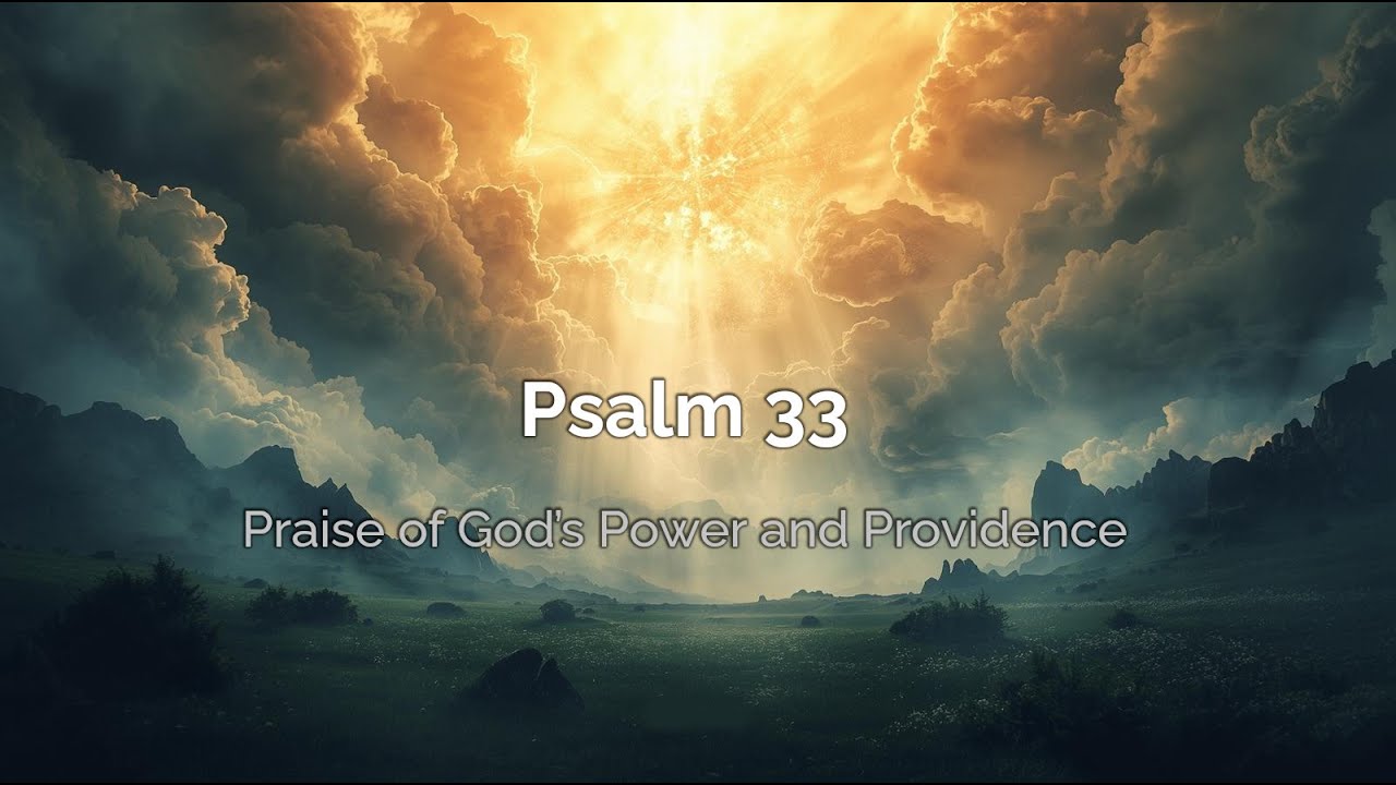Psalm 33 - Praise of God’s Power and Providence [Sung Scripture]
