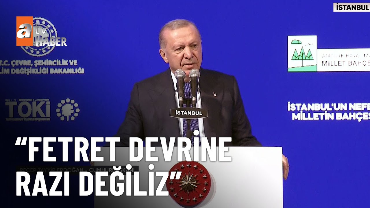 Erdoğan Atatürk Havalimanı Millet Bahçesi Açılış Töreni’nde konuştu - atv Ana Haber 1 Kasım 2025