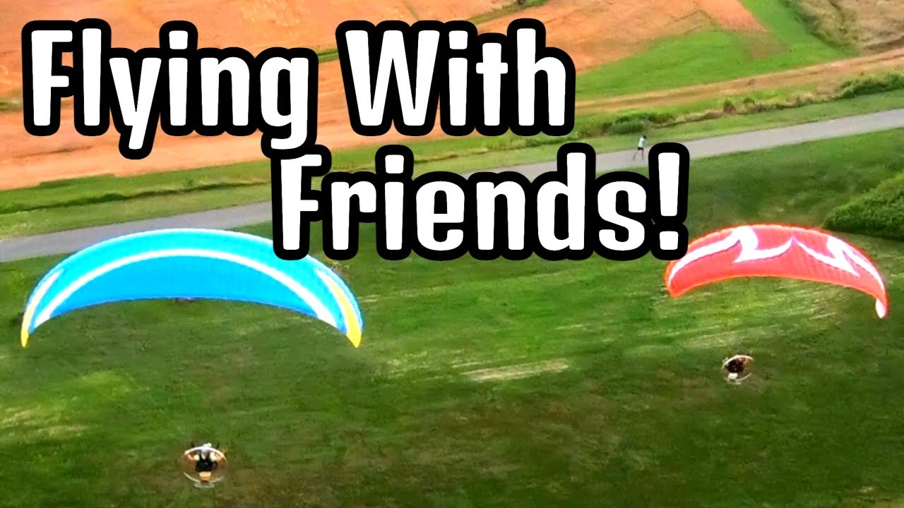 We Suddenly Had a Paramotor Fly-In!