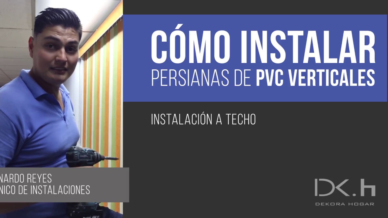 Como Instalar Vertical de PVC