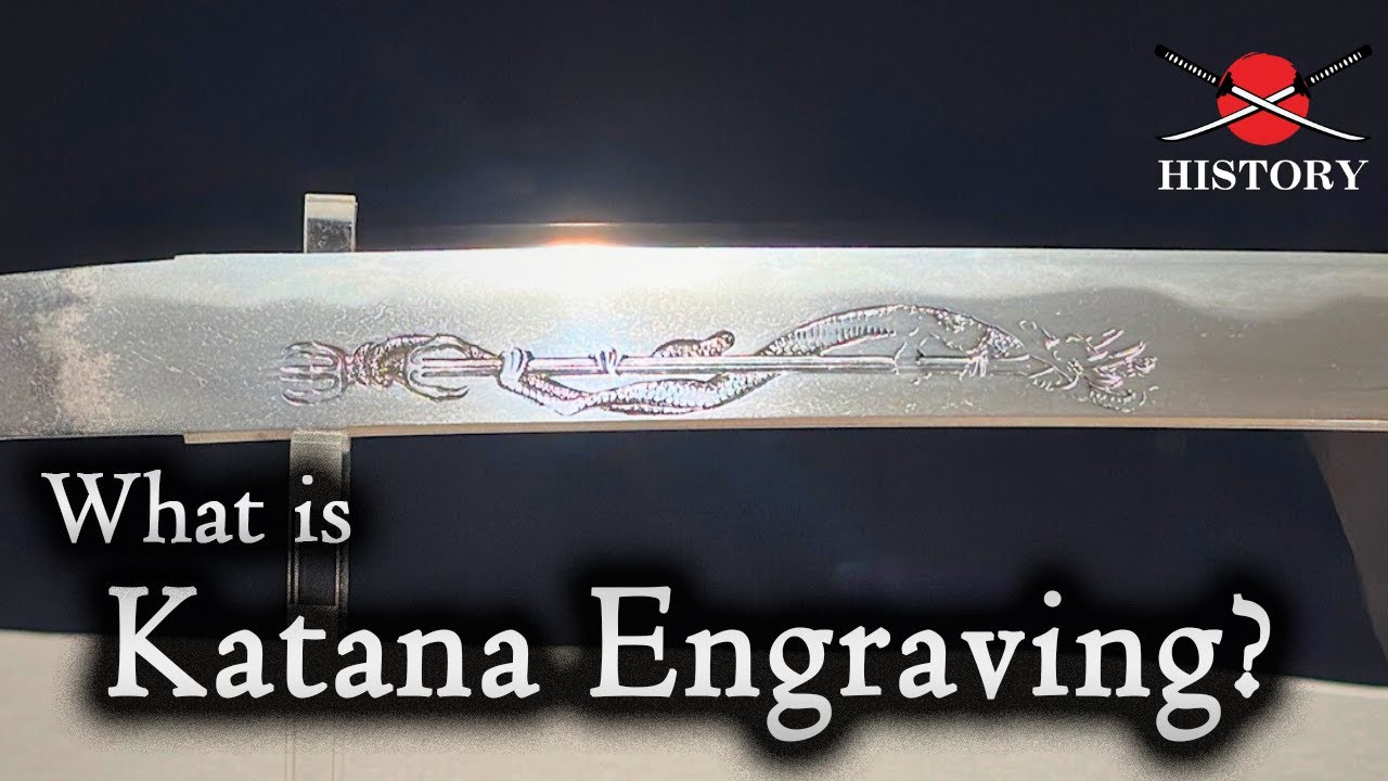The meaning of Katana Engraving / Katana Sword Making, Shogun