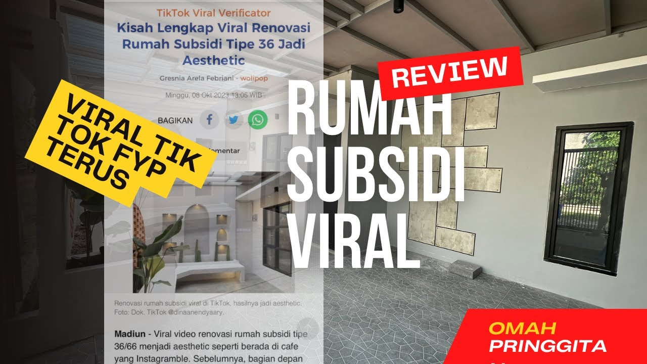 RENOVASI RUMAH SUBSIDI VIRAL| JASA OMAH PRINGGITAN