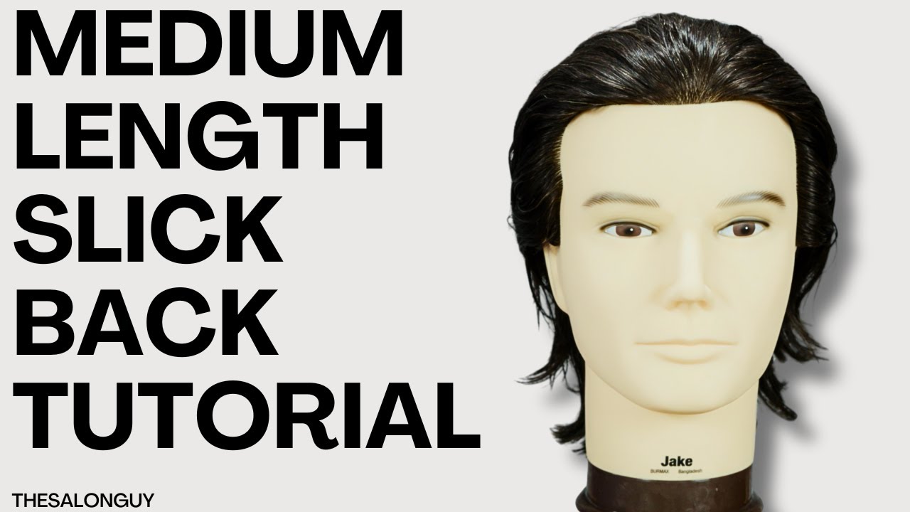 Modern Slick Back for Medium Hair (Trending 2025 Style)