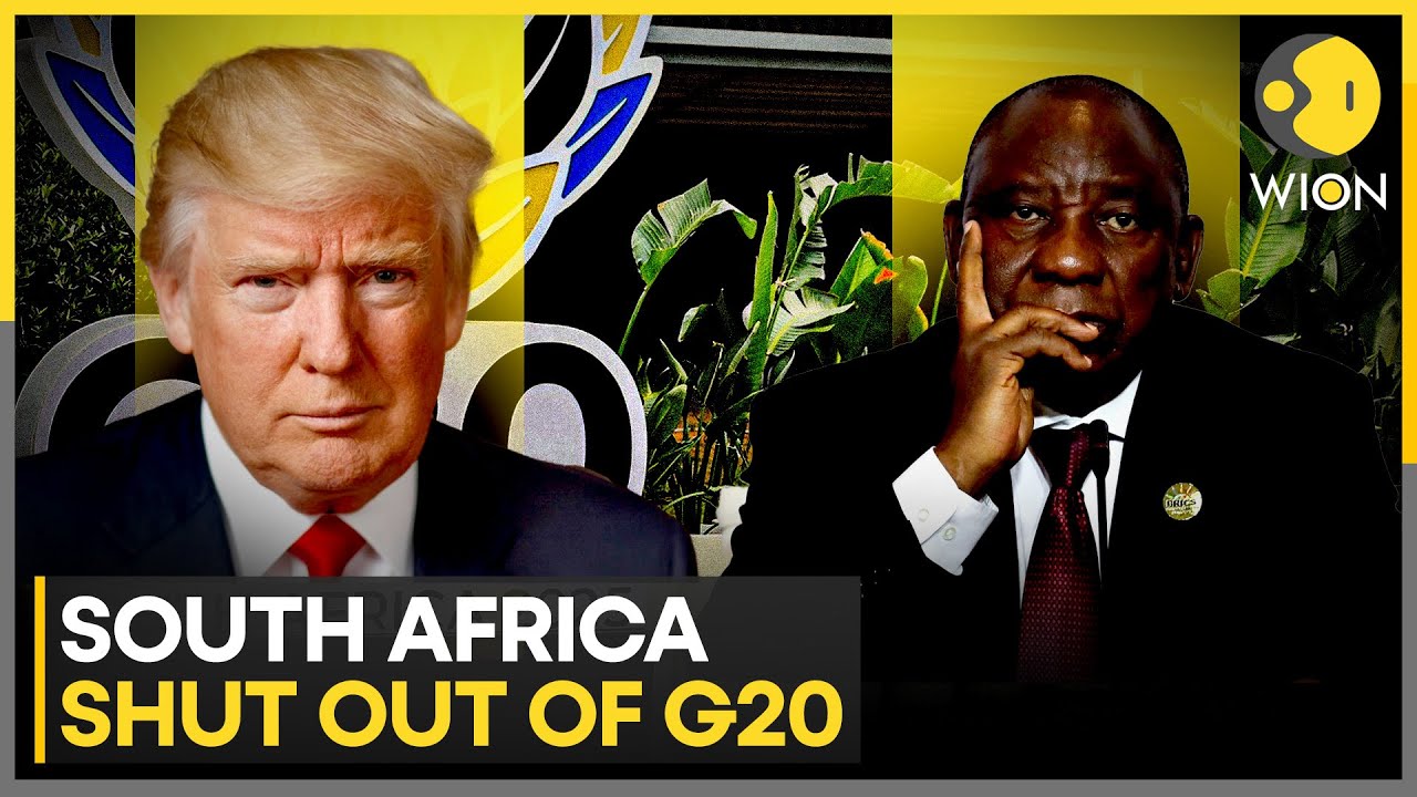 Trump Says South Africa Won&rsquo;t Be Invited to 2026 G20 Summit in Miami | WION