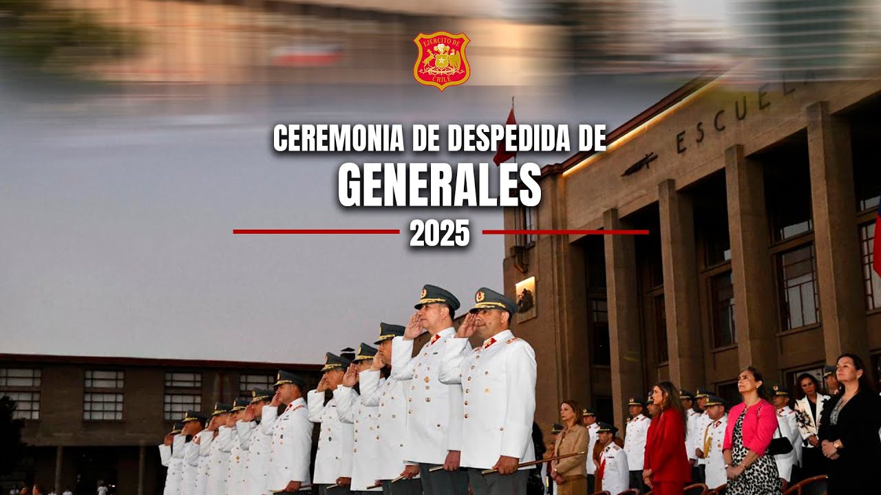 Ceremonia de despedia de Generales 2025