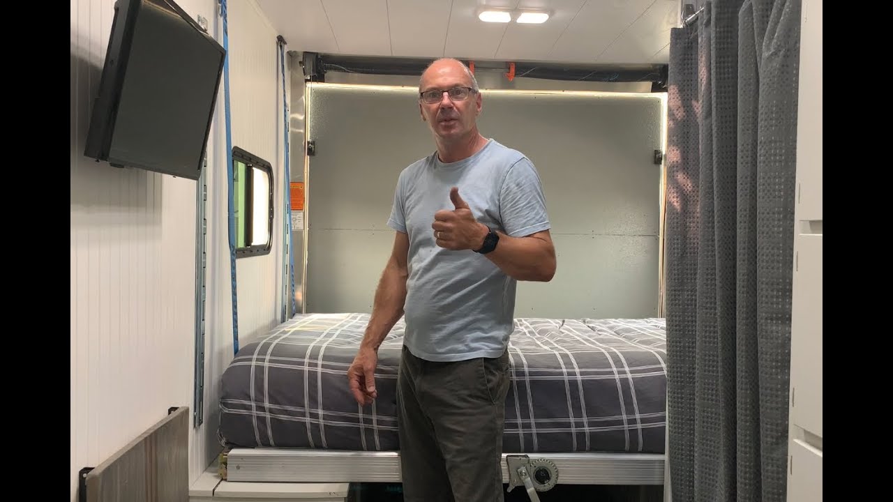 Enclosed Cargo Trailer/Toy Hauler  Bed   Finished Product