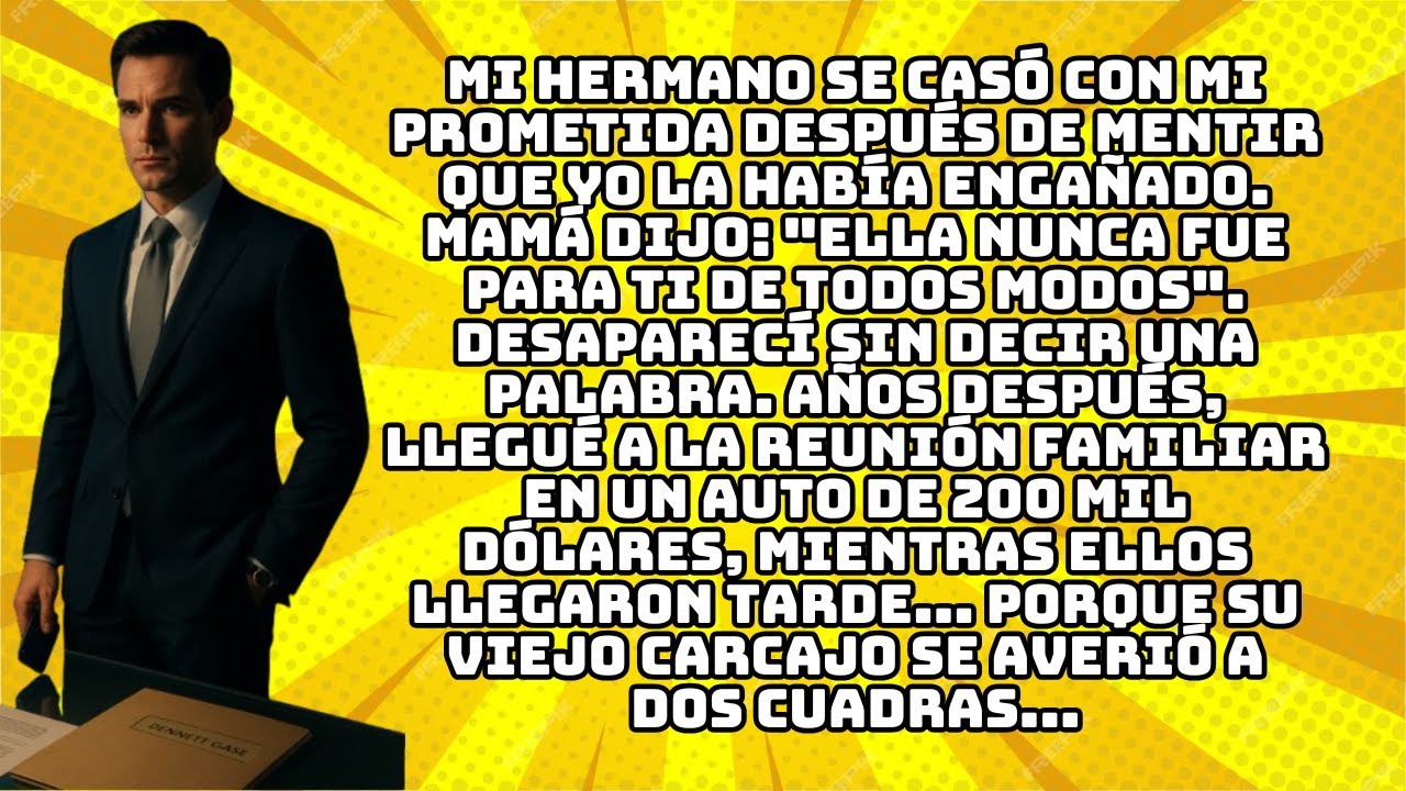 MI HERMANO SE CAS&Oacute; CON MI PROMETIDA DESPU&Eacute;S DE MENTIR QUE YO LA HAB&Iacute;A ENGA&Ntilde;ADO. MAM&Aacute; DIJO: 