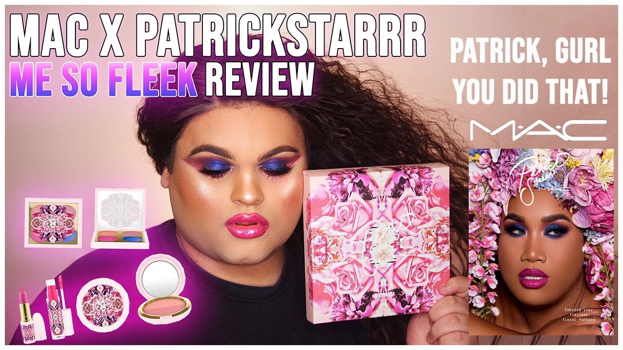 MAC X PATRICKSTARRR SPRING COLLECTION REVIEW!