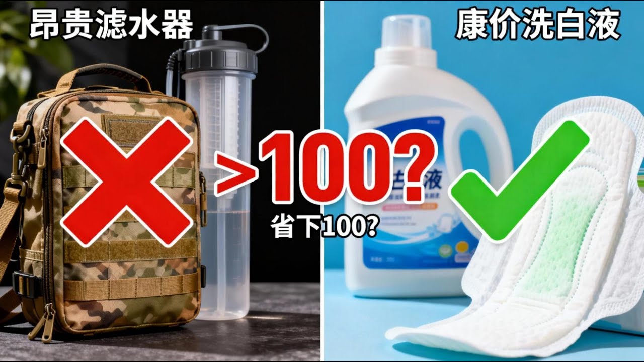 别买战术装备了！这10个超市“垃圾”，末日比黄金更值钱 ($1)