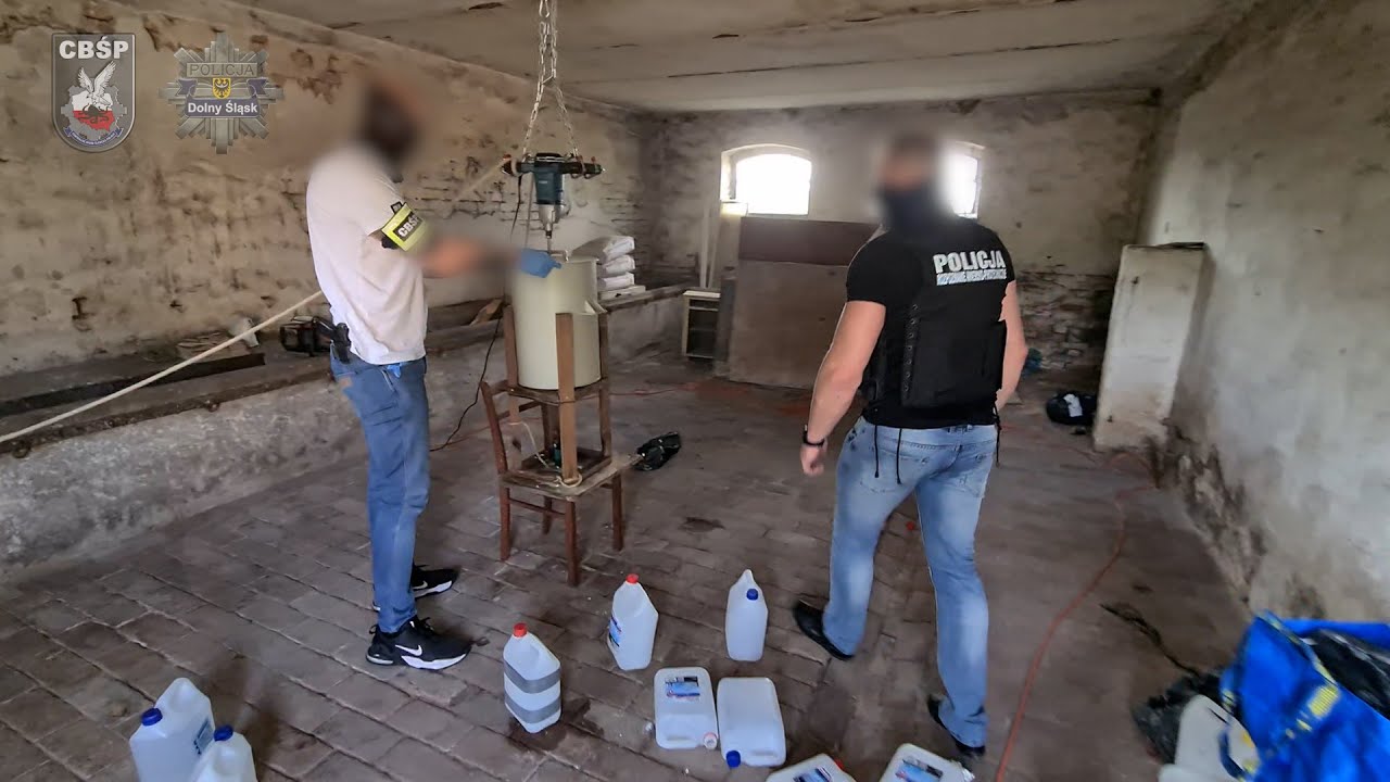 Zlikwidowane laboratoria narkotyków na Dolnym Śląsku