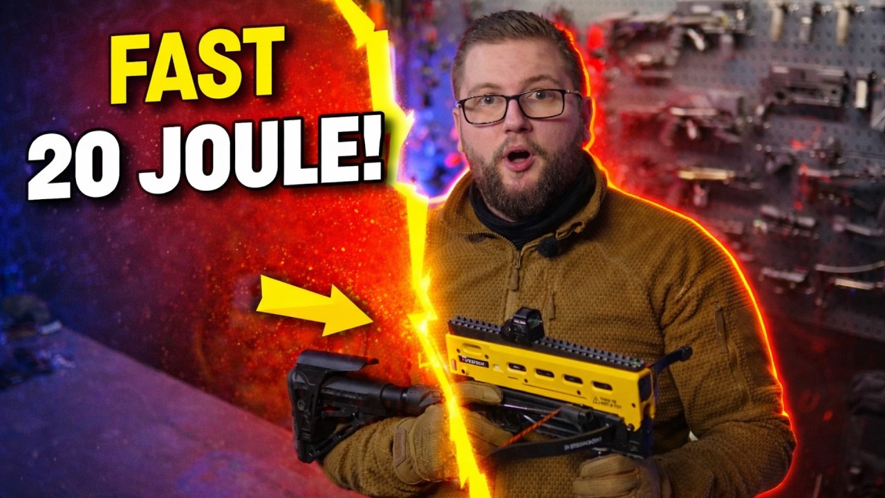 Wie viel Joule hat die B08 wirklich? 35–120 lbs & verschiedene Kugeln – bis fast 20 Joule. Paintball