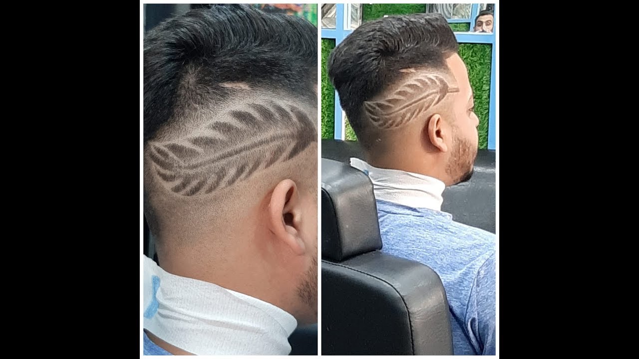 HAIR STYLE LEAF TATTO