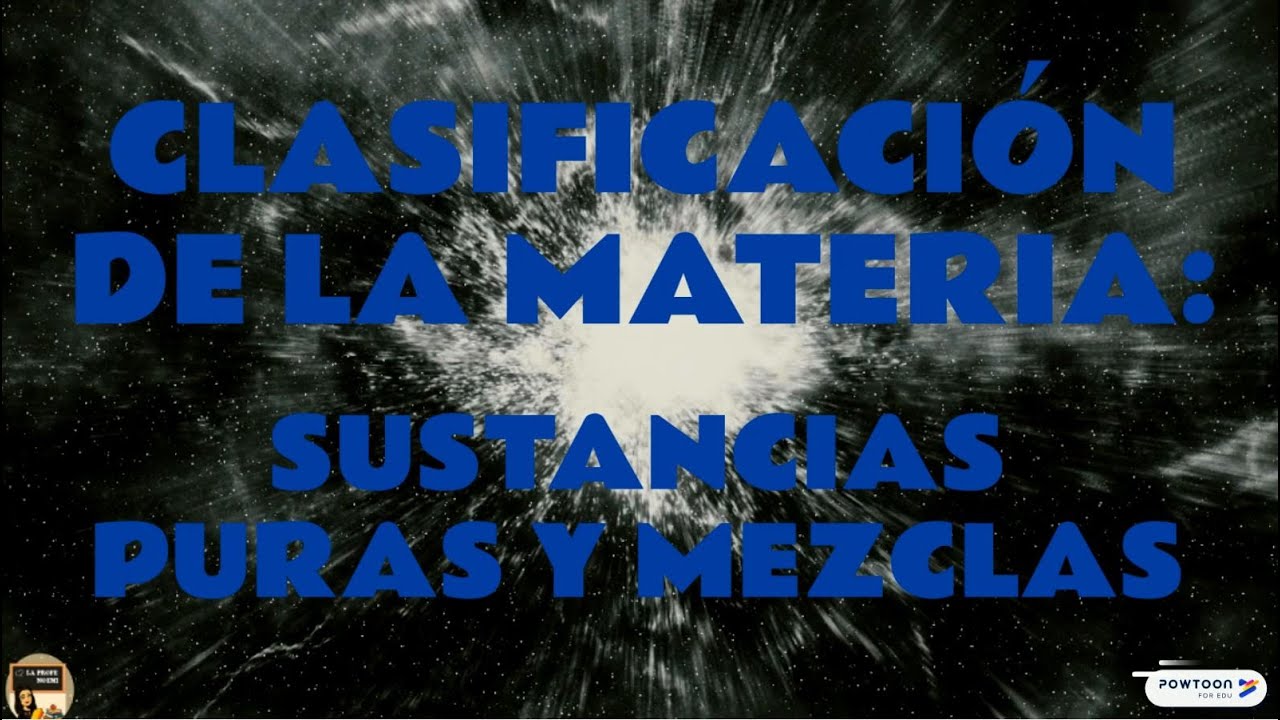 Clasificación de la Materia