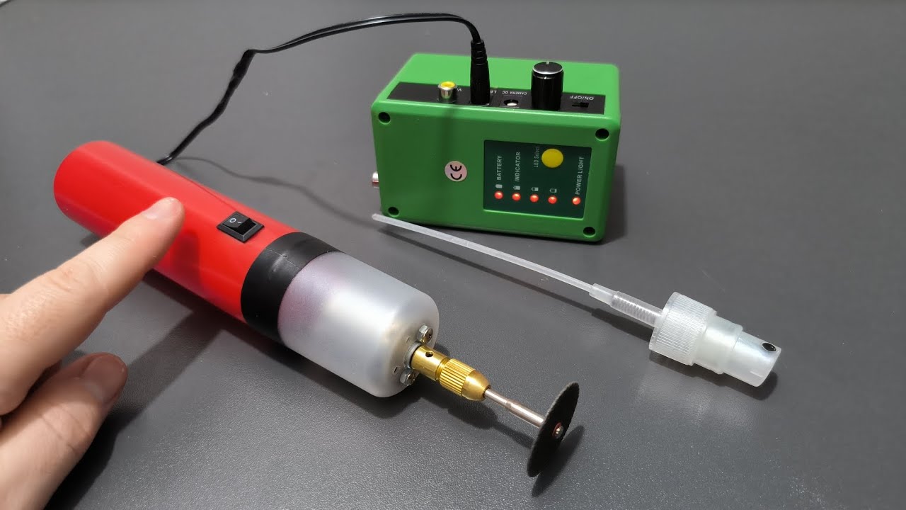How to make a grinder from a DC motor. DIY.