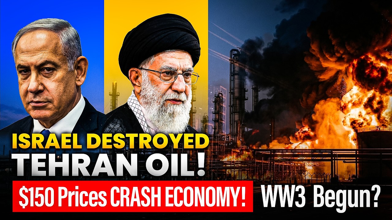 ISRAEL Destroyed IRAN (Tehran) OIL Refinery ! $150 Prices CRASH ECONOMY &ndash; WW3 Begun?
