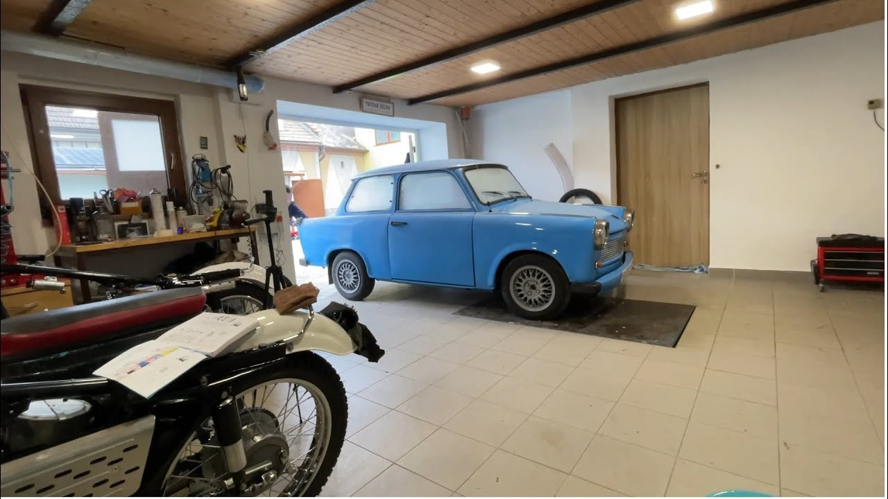 Wabant, průser zamrzla voda v motoru