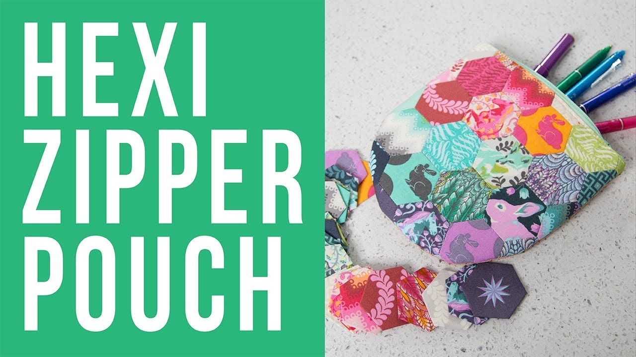 How to Make an English Paper Pieced Pouch